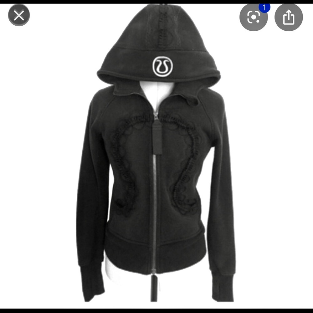 Lululemon sz6 black limited edition hoodie